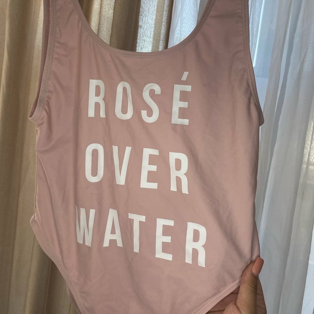 Rosé Over Water One-Piece Swimsuit